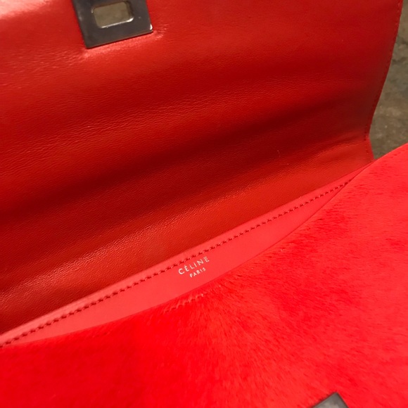 Celine coral pony case flap bag - Picture 8 of 8